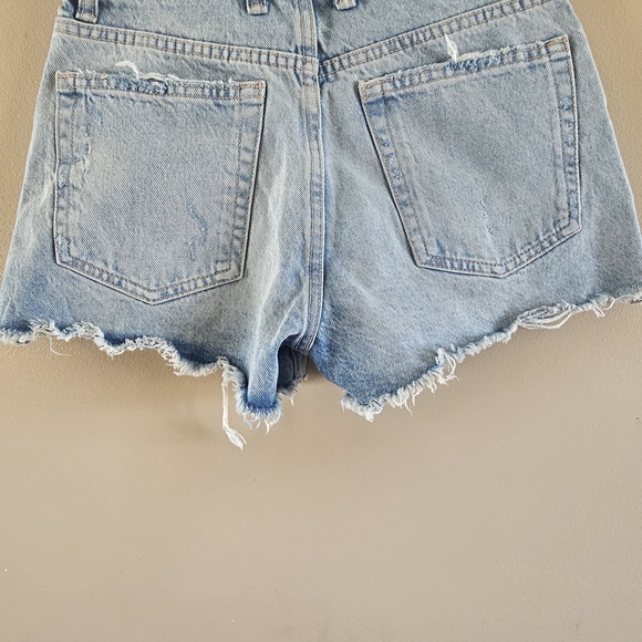 NWOT ZARA DENIM SHORTS SIZE 2 - Picture 6 of 13